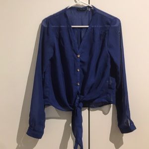 Cobalt blue top